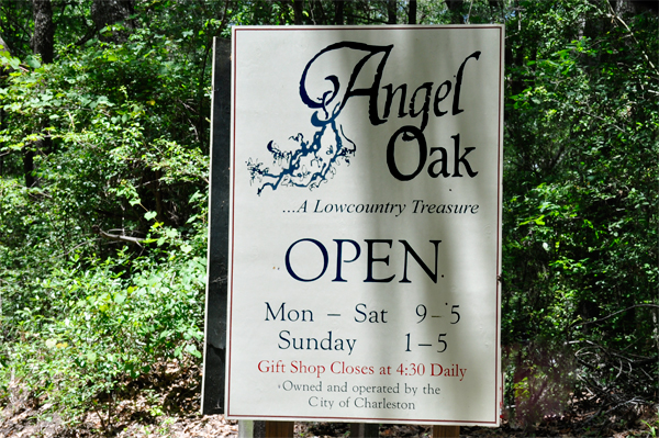 Angel Oak sign